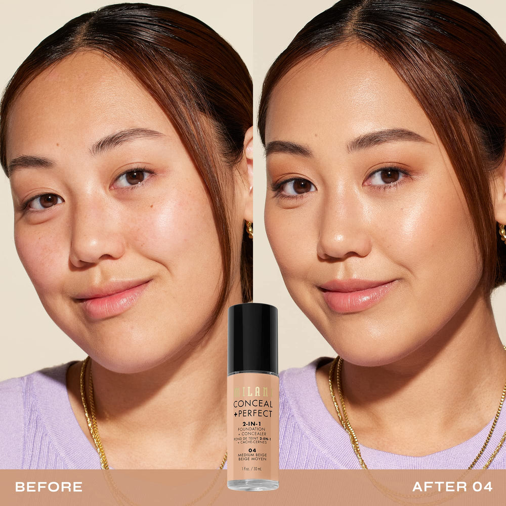 Milani Conceal + Perfect application brush for seamless blending