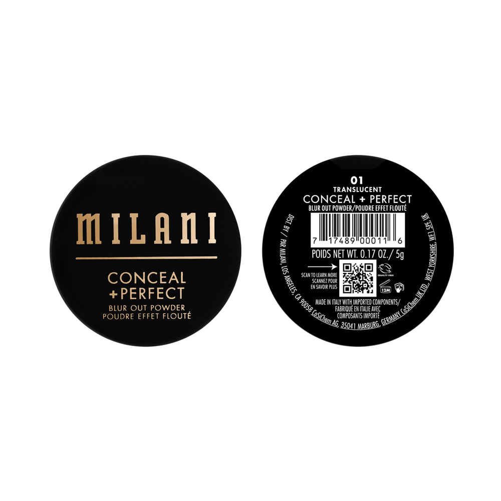 Milani Conceal + Perfect Setting Powder reaplicar para refrescar el look