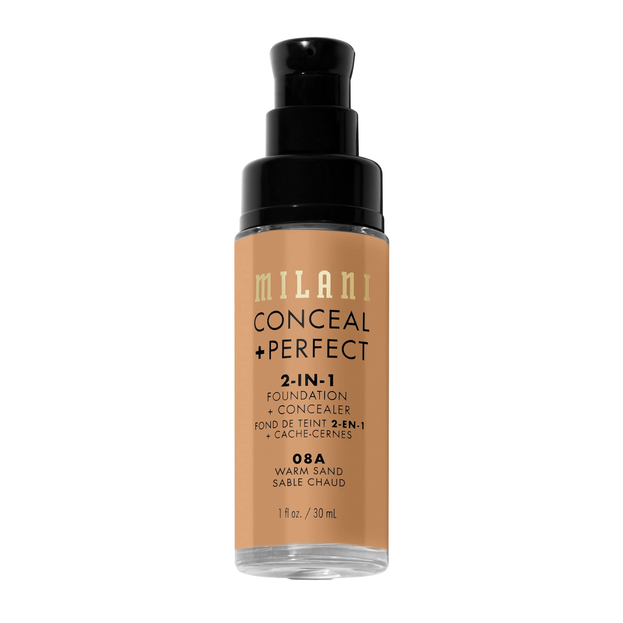 Milani Conceal & Perfect applied with beauty sponge for seamless finish.
