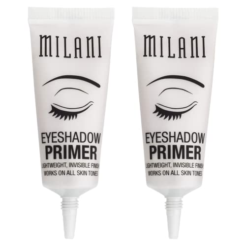 Milani Eyeshadow Primer 2-pack tubes ready for crease-proof makeup.