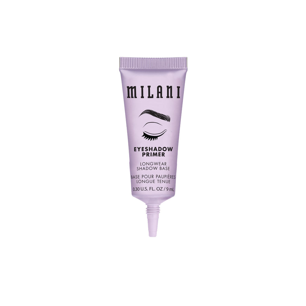 Milani Eyeshadow Primer skin swatch shows smooth base with grip.