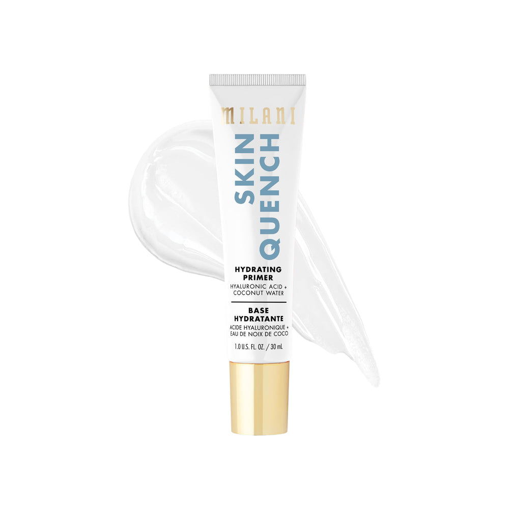 Milani Face Primer bottle-dispense delivers a smooth base for longer-lasting makeup.