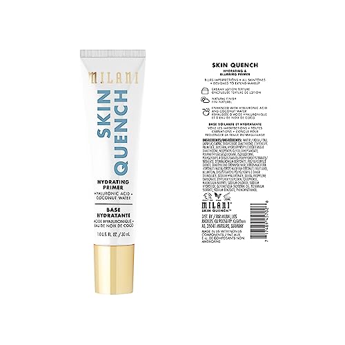 Milani Face Primer cream-application offers an even canvas with hydrating feel.