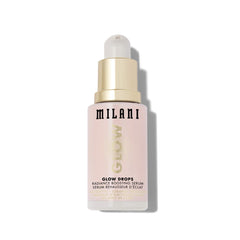 Milani Glow Drops coconut water scent across packaging for refreshing application.