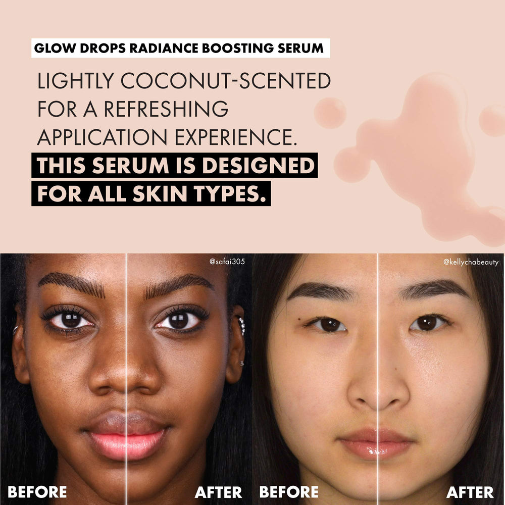 Milani Glow Drops cruelty-free logo on the box.