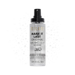 Milani Make It Last original bottle shows natural finish for everyday makeup