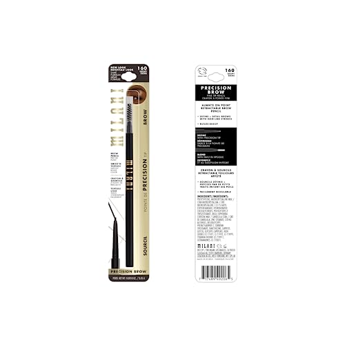 Milani Precision Brow Pencil Ebony applying demo for easy, precise brow shaping