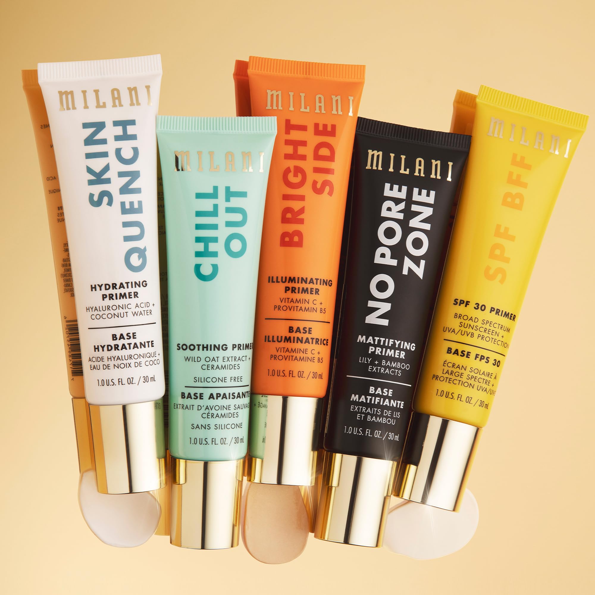 Milani No Pore Zone aplicación suave para preparar la piel.