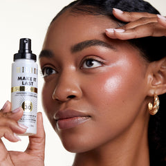 Milani Sunscreen Setting Spray with primer function helps makeup stay put