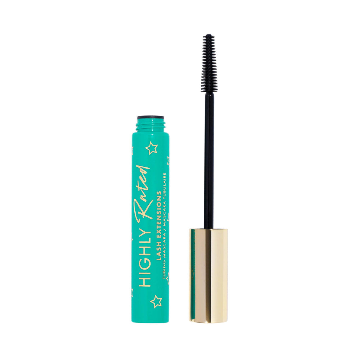 Milani Tubing Mascara lash-extension close-up highlighting dramatic length potential