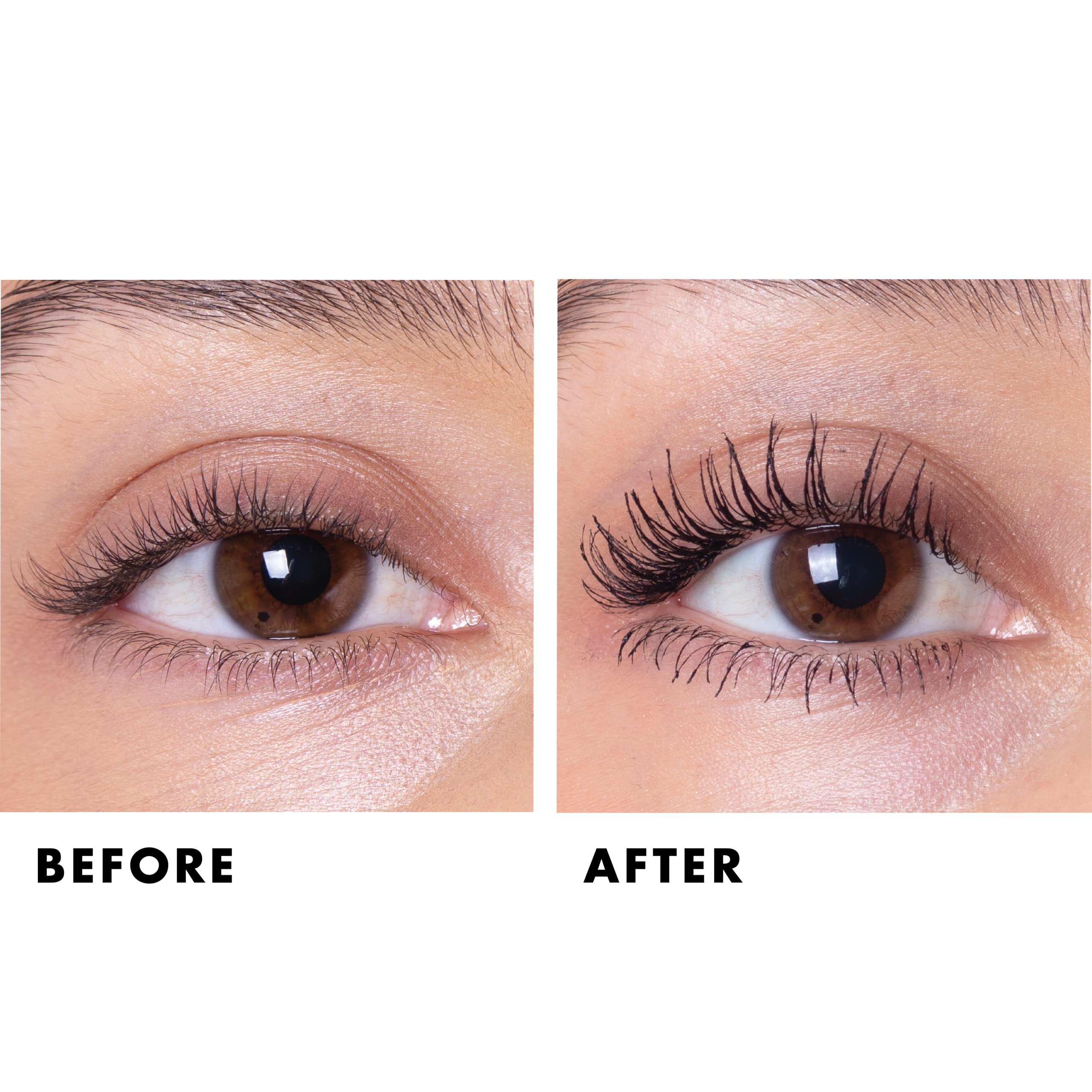 Milani Tubing Mascara product shot highlighting tubing formula for easy removal with warm water.
