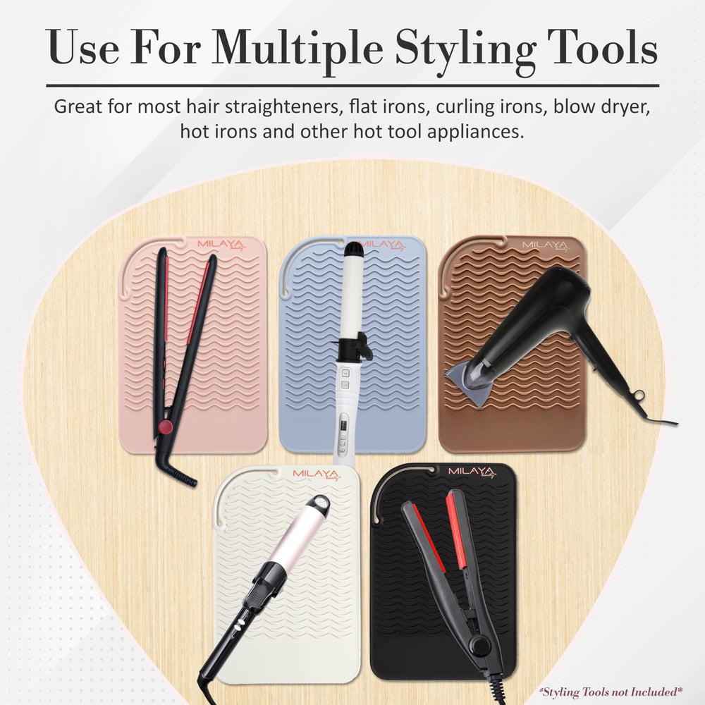 Milaya Beauty hair tool storage keeps cords and tools tidy
