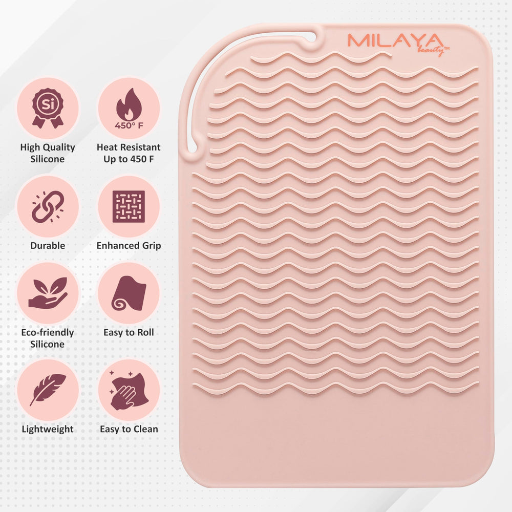 Milaya Beauty hot-tool holder provides secure resting for hot irons