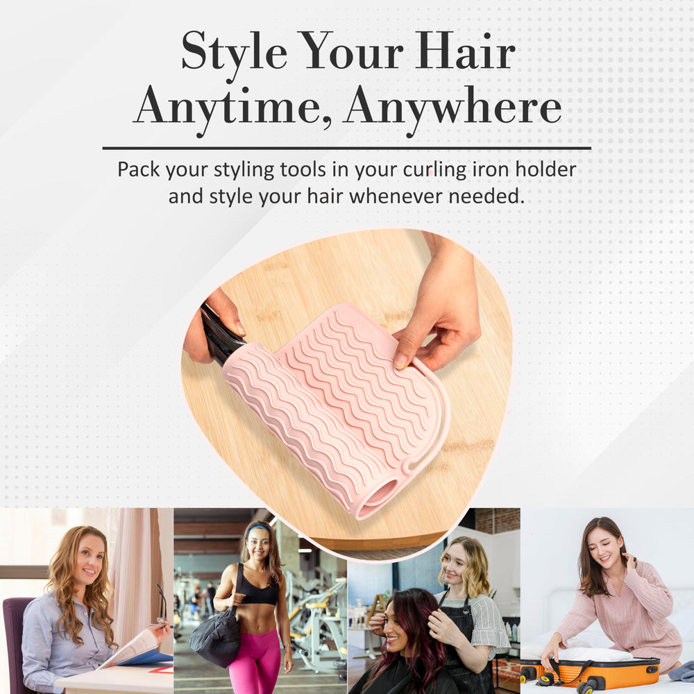 Milaya Beauty heat-resistant mat withstands up to 450°F for safe use
