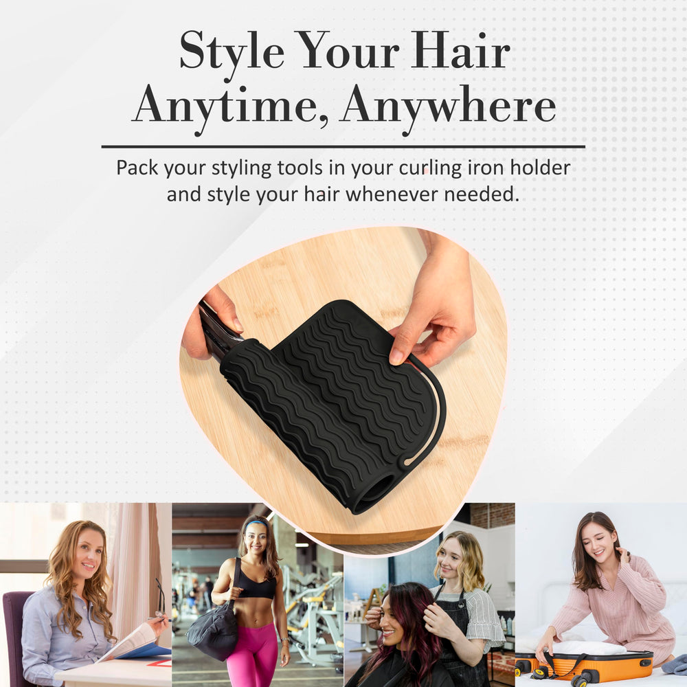 Milaya Beauty stylish-organization-mat adds tidy, heat-safe décor to space.
