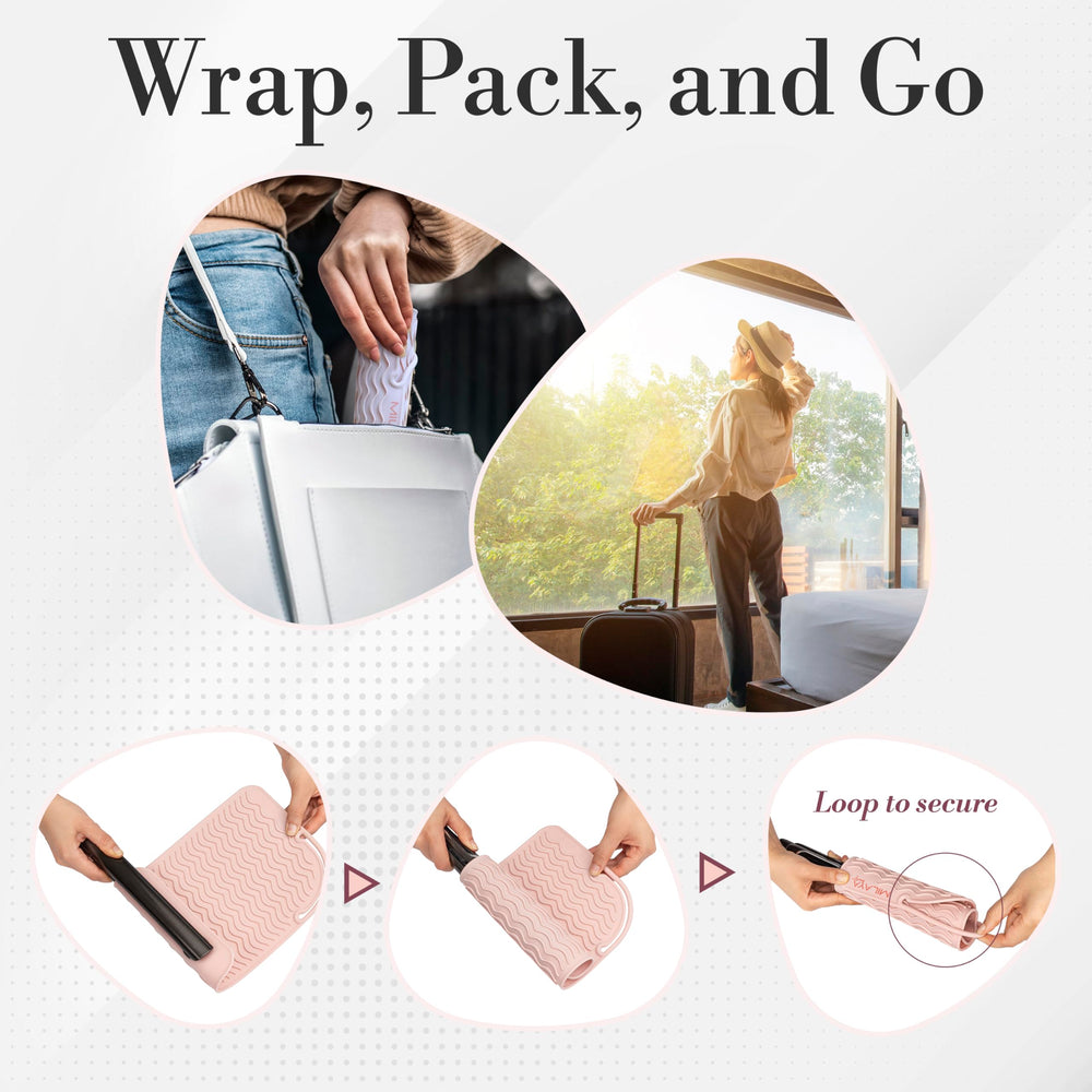 Milaya Beauty vanity mat non-slip design prevents tool slips