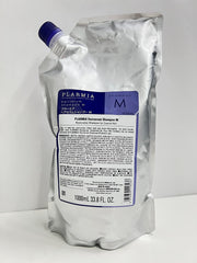 Milbon Plarmia Hairserum M Shampoo bottle back view, 33.8 oz size, long-lasting supply