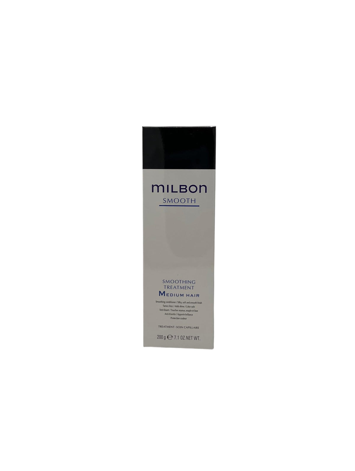 Milbon Smooth Conditioning bottle with pump offers easy application for silky, manageable hair.