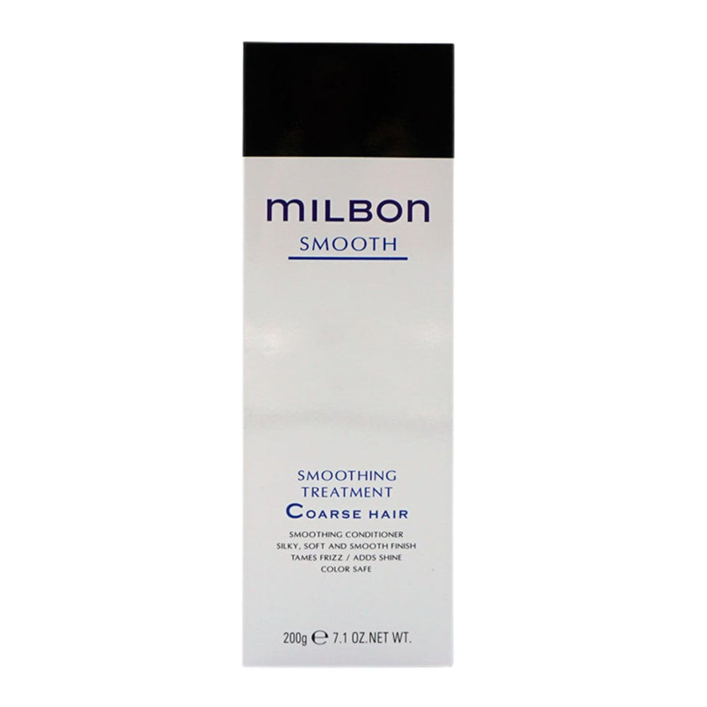 Milbon Smooth Smoothing Treatment application demonstrates even distribution for smoother, softer hair.