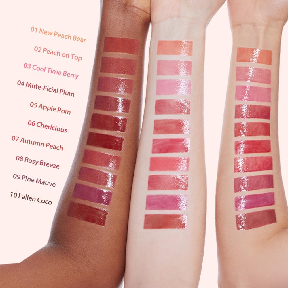 MILKTOUCH Jelly Fit Lip Tint Fallen Coco cooling-tingle offers refreshing plump-like sensation.