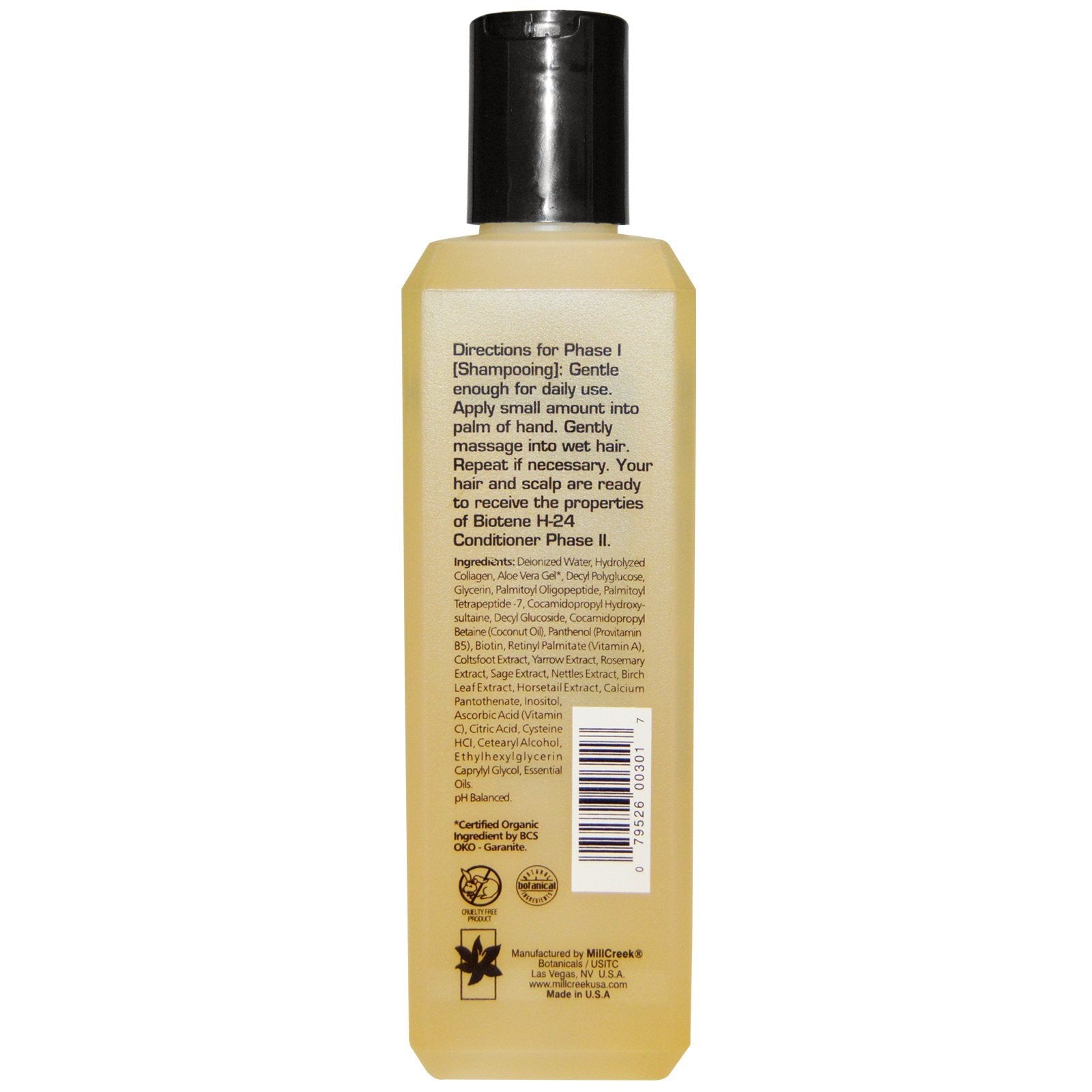 Mill Creek Biotene H-24 bundle box highlights all-in-one haircare set.