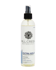 Mill Creek Natural Hair Spray Extra Hold bottle for firm control with body and bounce