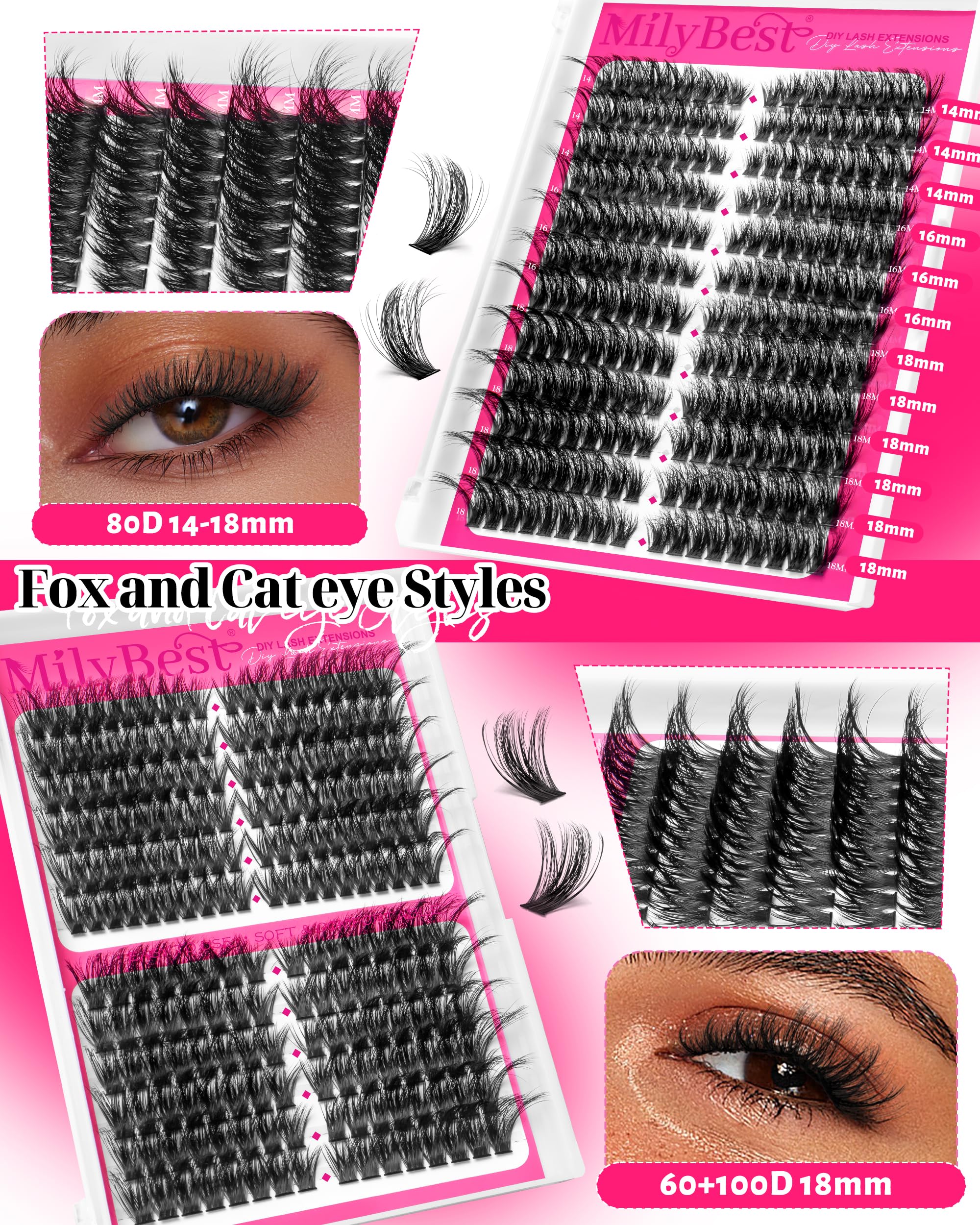 MilyBest eyelash tweezers for precise, beginner-friendly application.