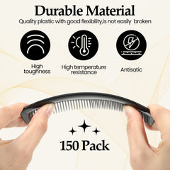 Mimorou two-density teeth combs for versatile styling