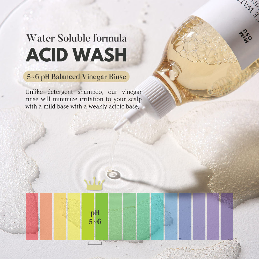 Mimosu Color-safe hair closeup demonstrates color retention while cleansing.