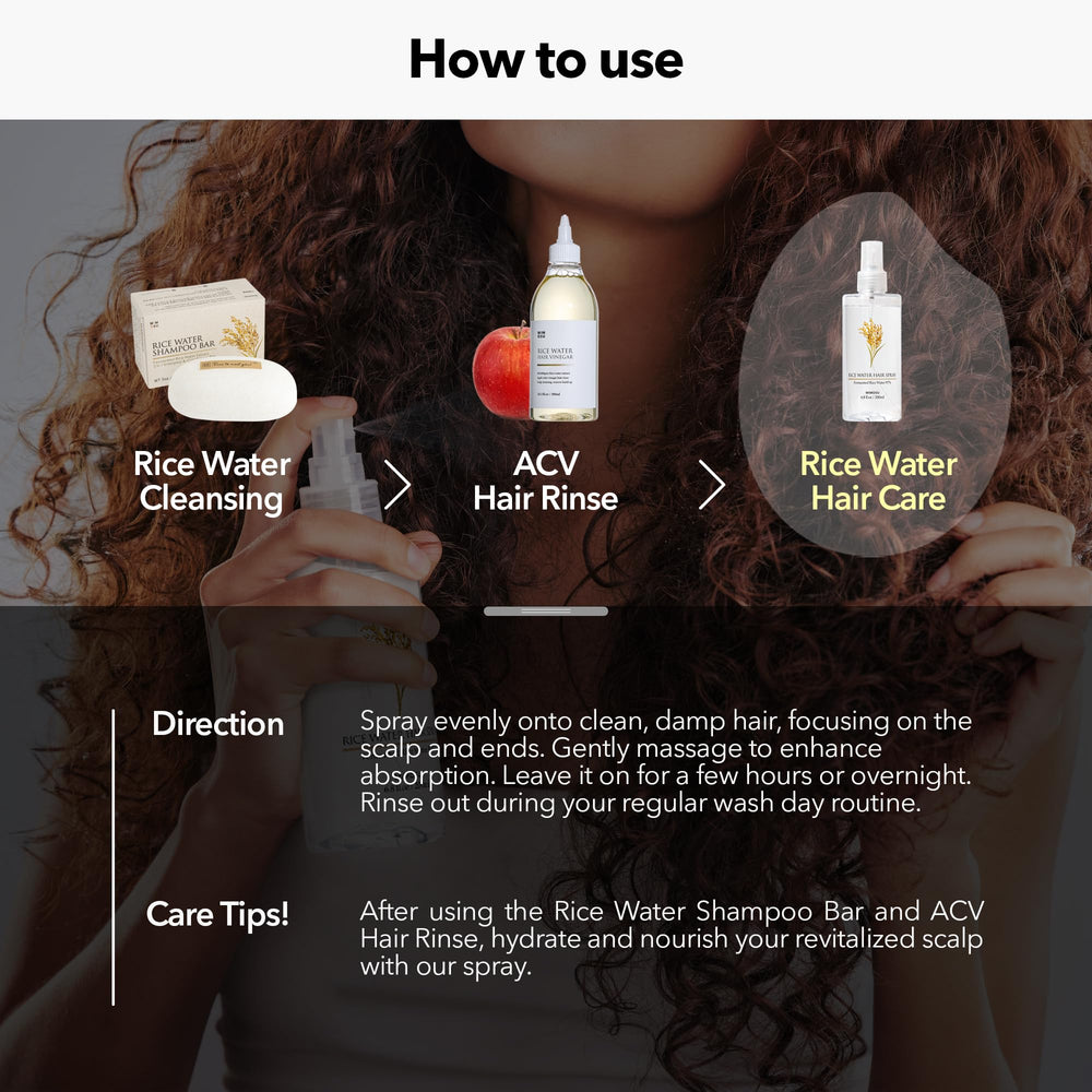 Ingredients spotlight graphic with Korean sticky rice underscores moisture-rich hydration.
