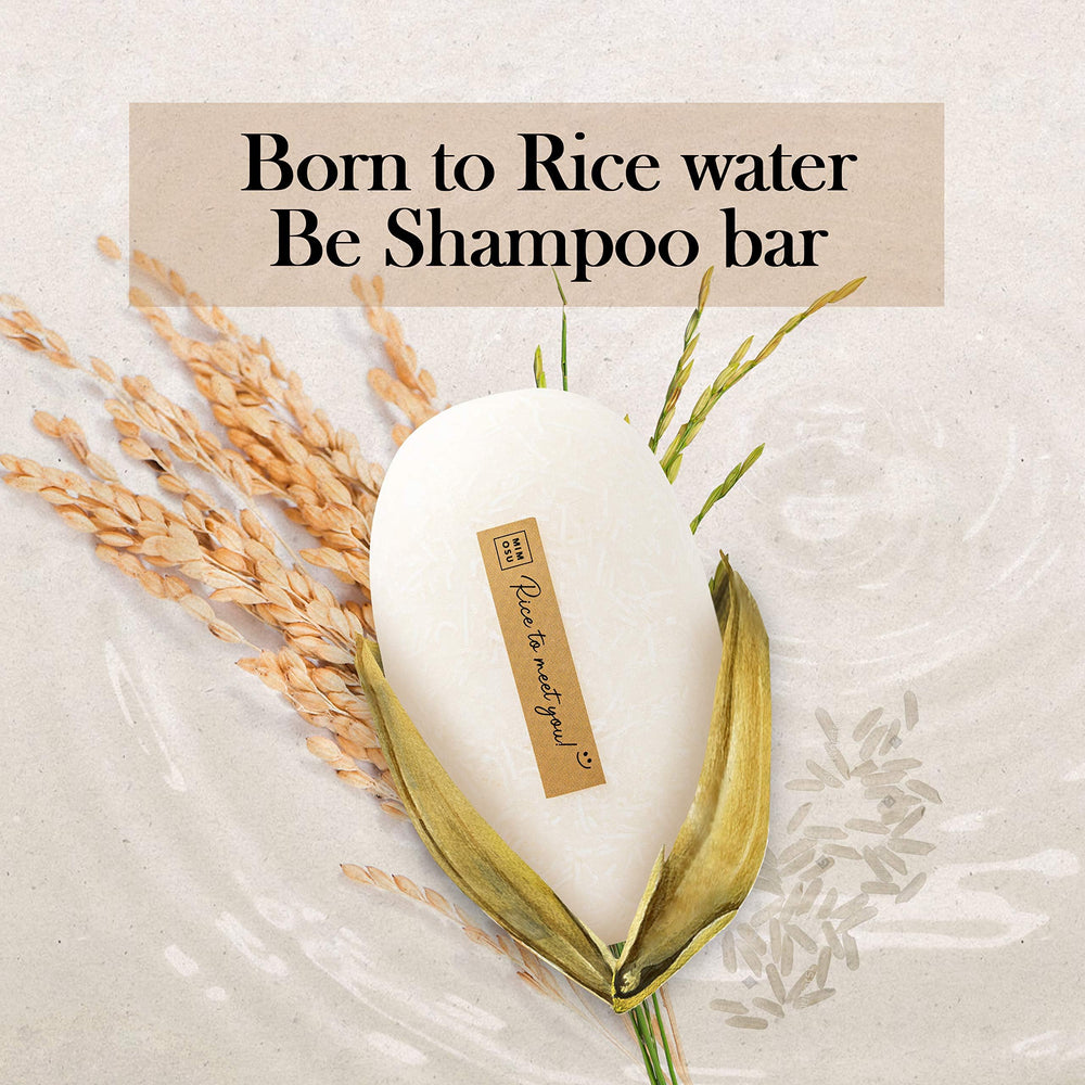 Mimosu Rice water 2-in-1 bar works as wash and nourish.