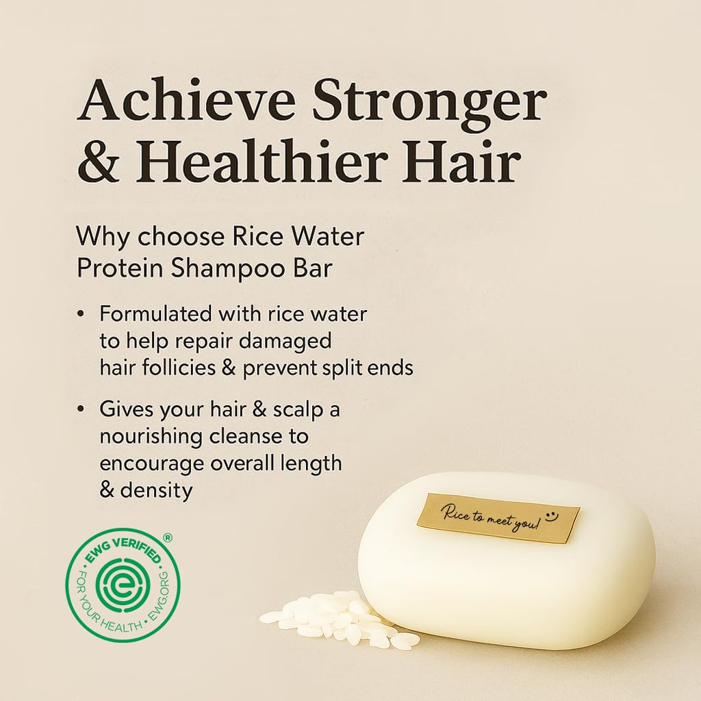 Mimosu rice water shampoo bar foam demonstrates rich lather for daily cleansing.