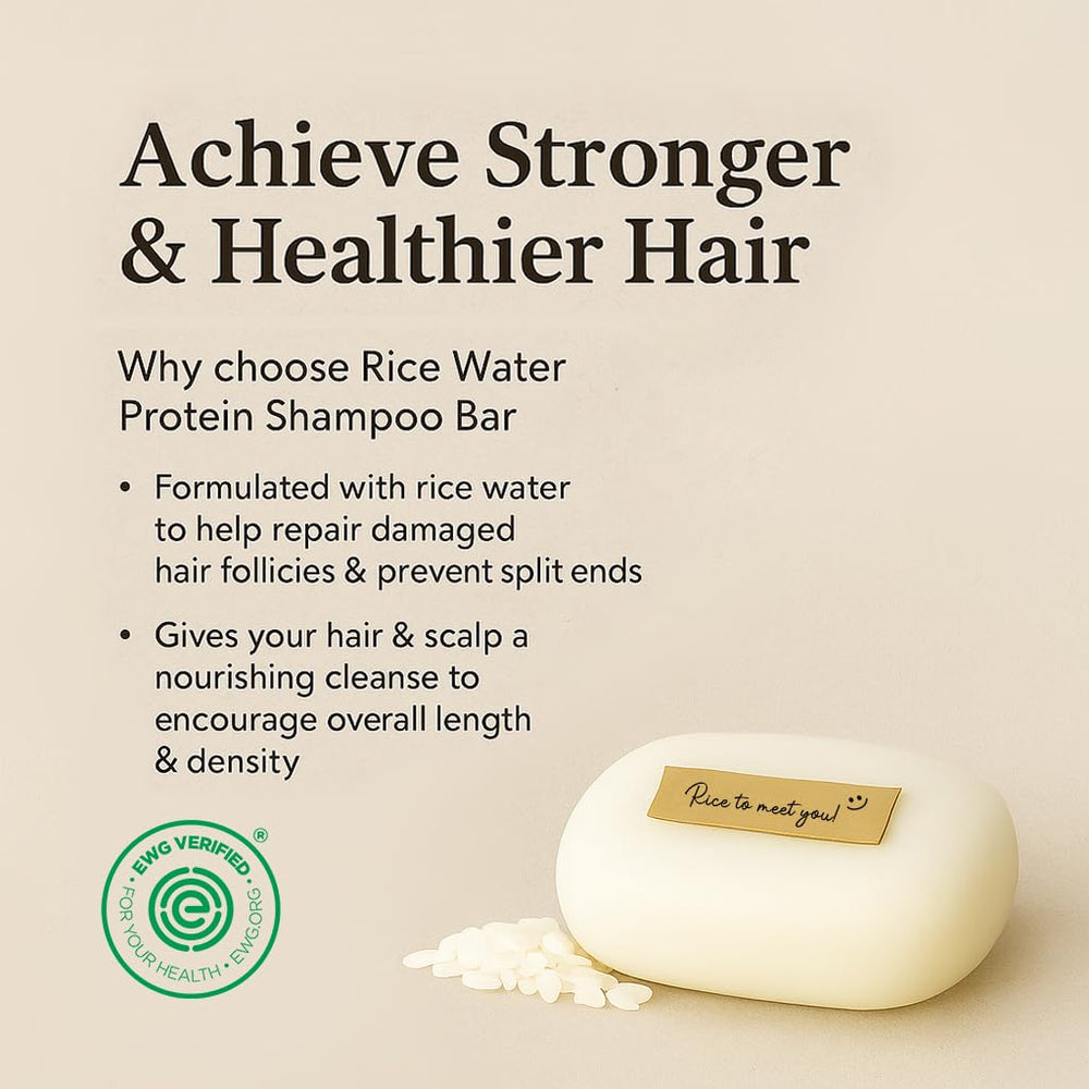 Mimosu rice water shampoo bar foam demonstrates rich lather for daily cleansing.