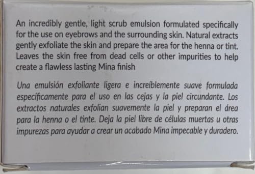 MINA Brow Scrub: fórmula vegana y libre de crueldad