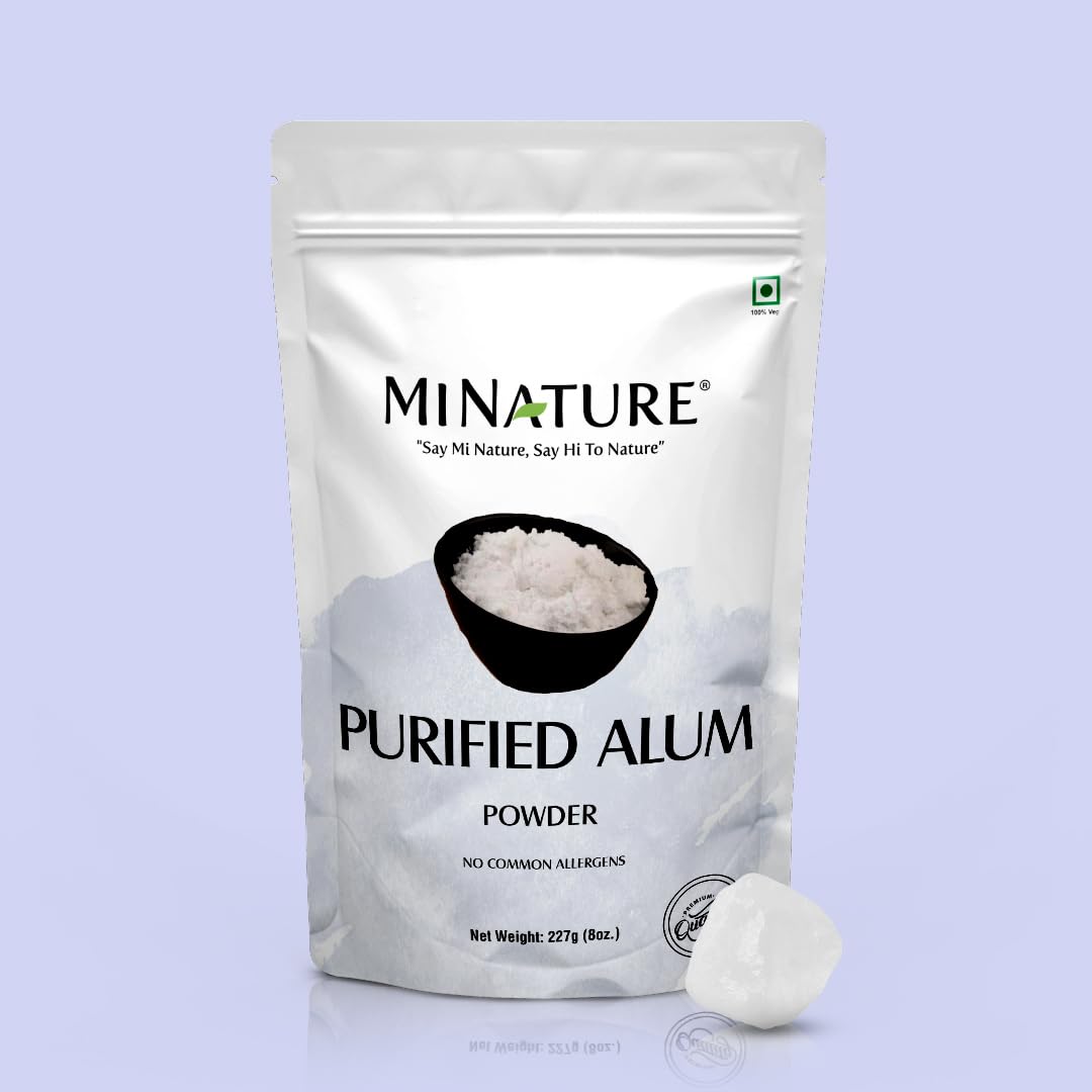Minature Alum Powder skin-care routine demonstrates pore care and refreshing feel.