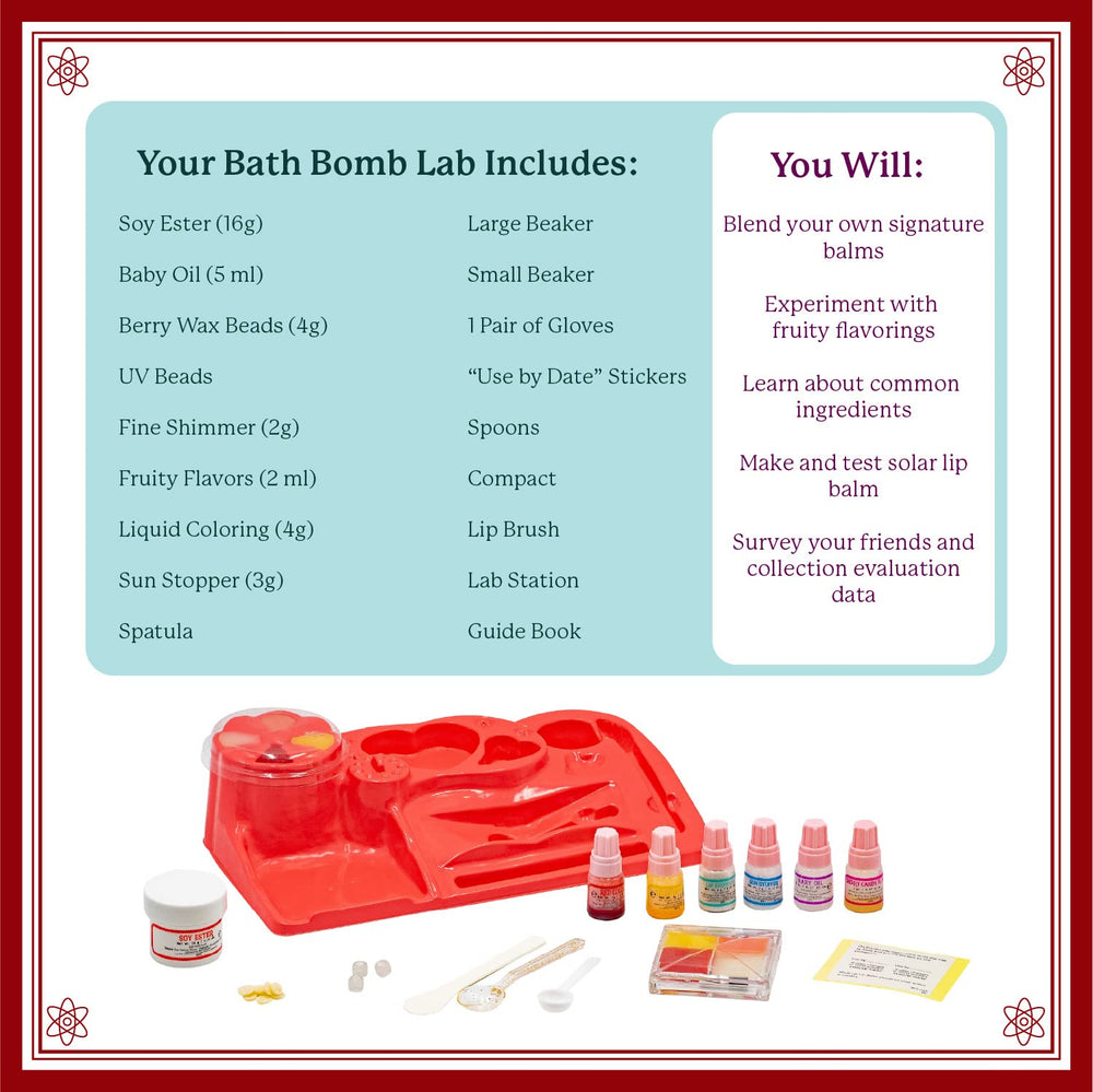MindWare SPF testing with solar lip balm ideas fosters safe experimentation