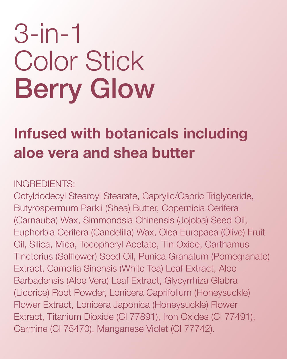 Mineral Fusion berry-glow layered for dewy radiance on the final look.