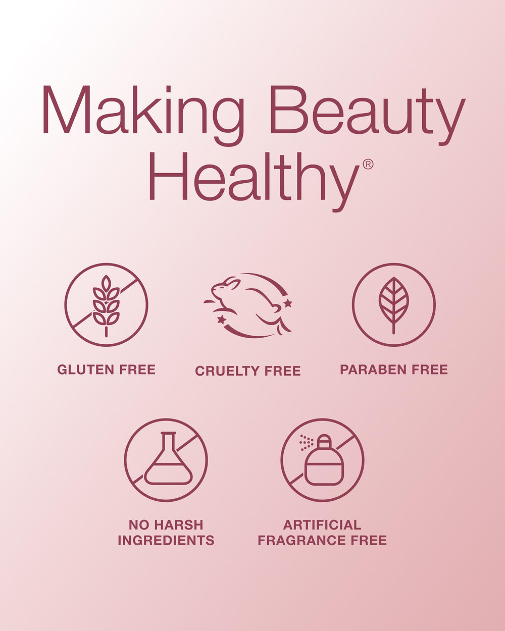Mineral Fusion 3-in-1 Color Stick Berry Glow soft-sheen finish for natural look