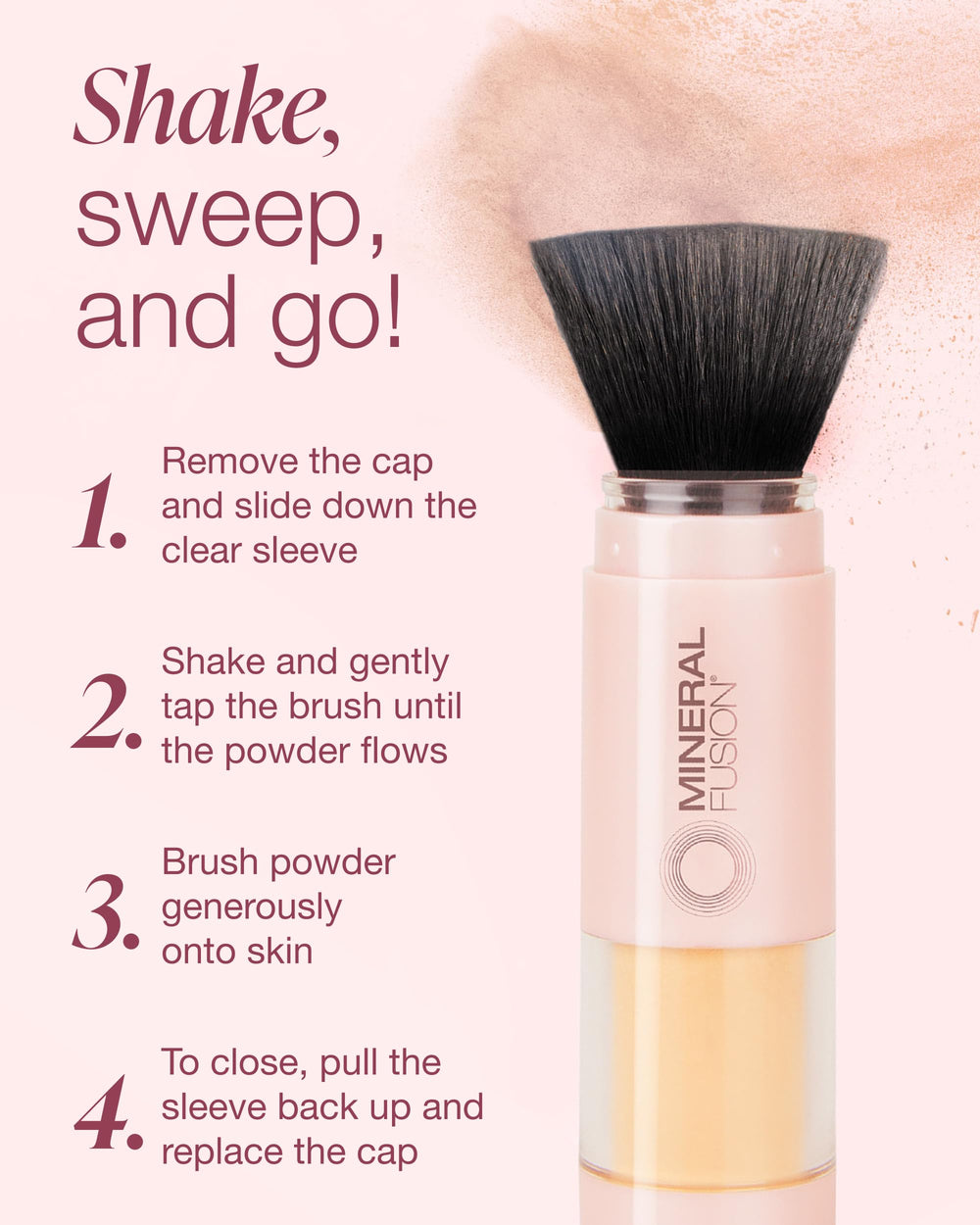 Mineral Fusion age-defying minerals and botanical extracts featured in the product.