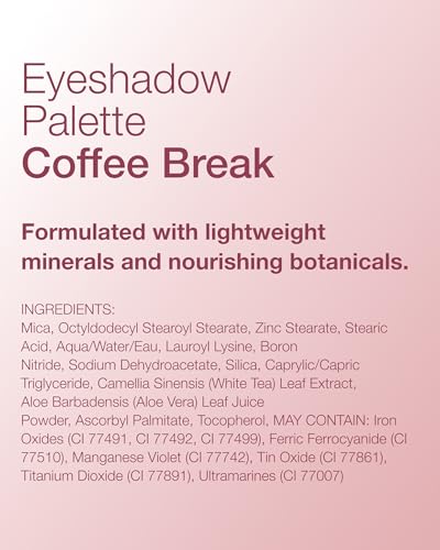 Mineral Fusion Coffee Break compact being opened for travel-friendly use