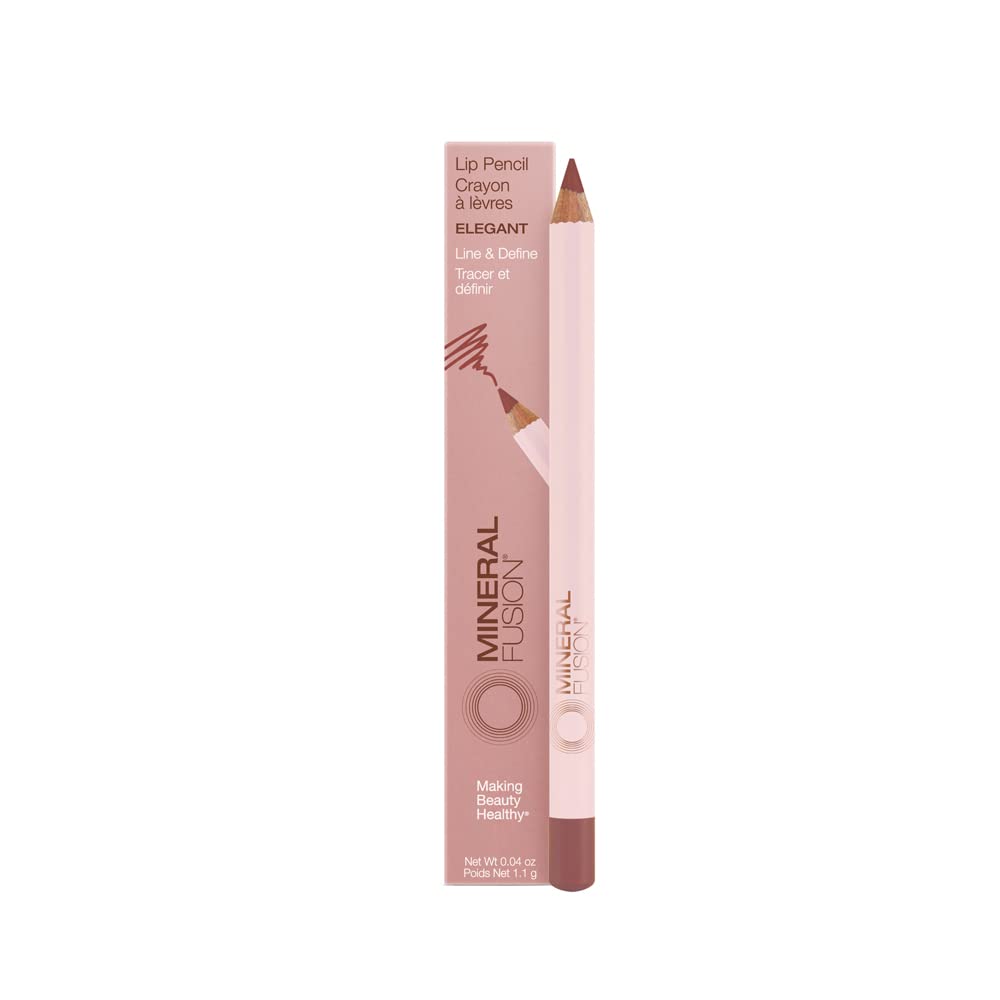 Mineral Fusion Elegant Lip Pencil packaging closeup for precise, mess-free application.