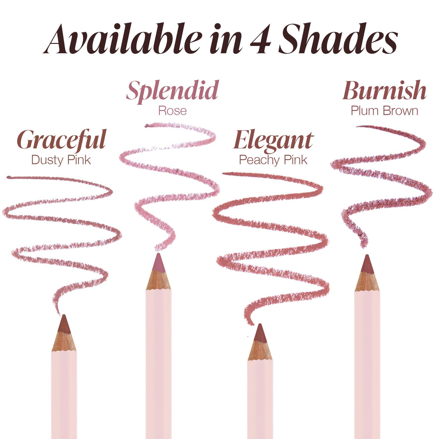 Mineral Fusion Elegant Lip Pencil vegan fragrance-free formula suitable for sensitive lips.
