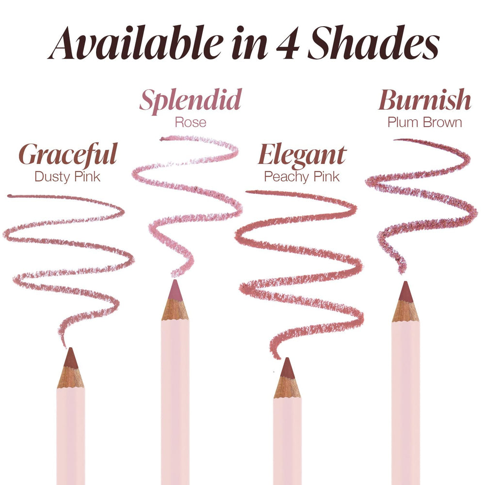 Mineral Fusion Elegant Lip Pencil vegan fragrance-free formula suitable for sensitive lips.