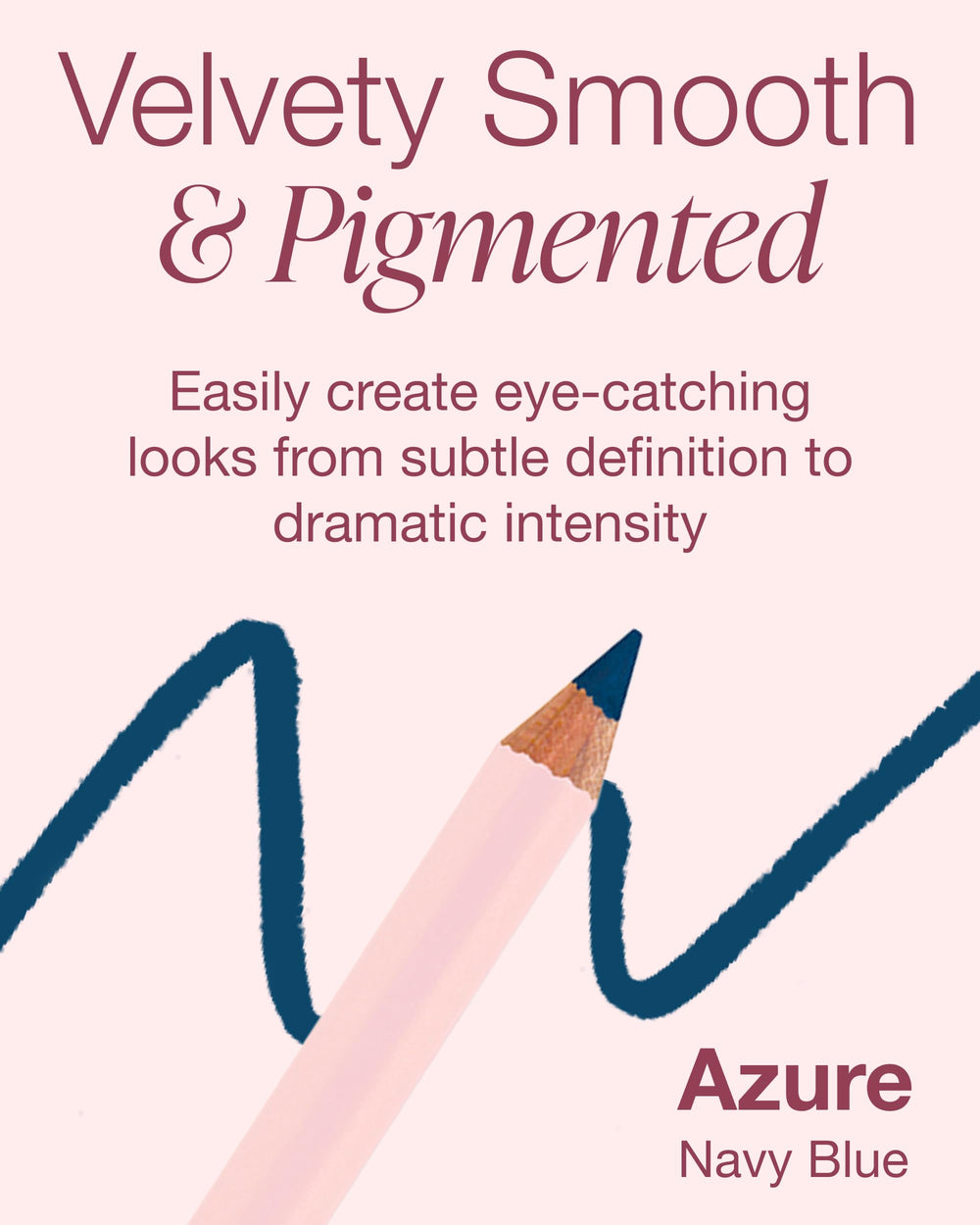 Mineral Fusion Eye Pencil contains chamomile for soothing care around delicate eye skin
