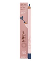 Mineral Fusion Eye Pencil Navy Blue Azure swatch showing rich, blendable color for defined eyes