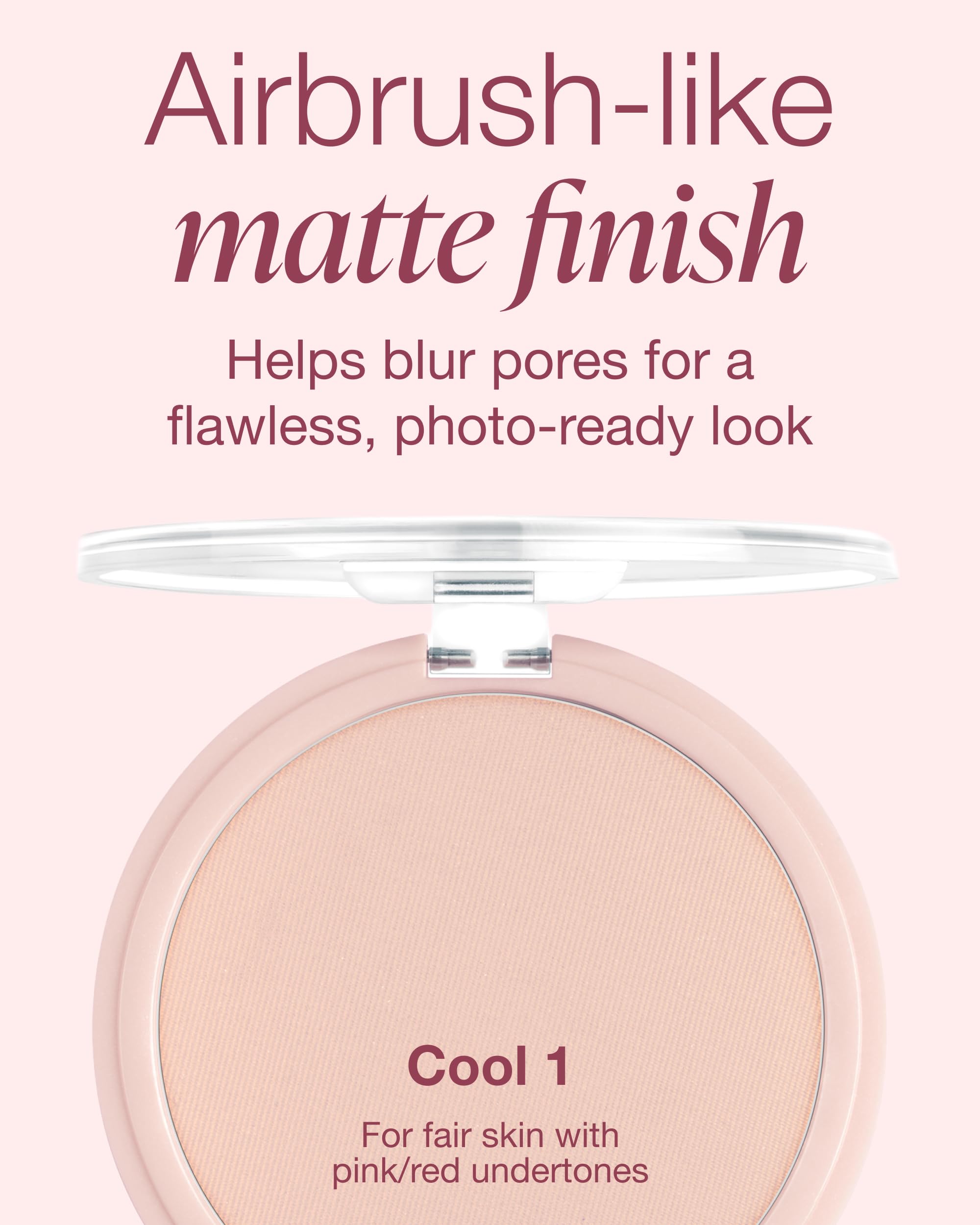 Mineral Fusion triple-milled formula close-up shows lightweight, buildable coverage