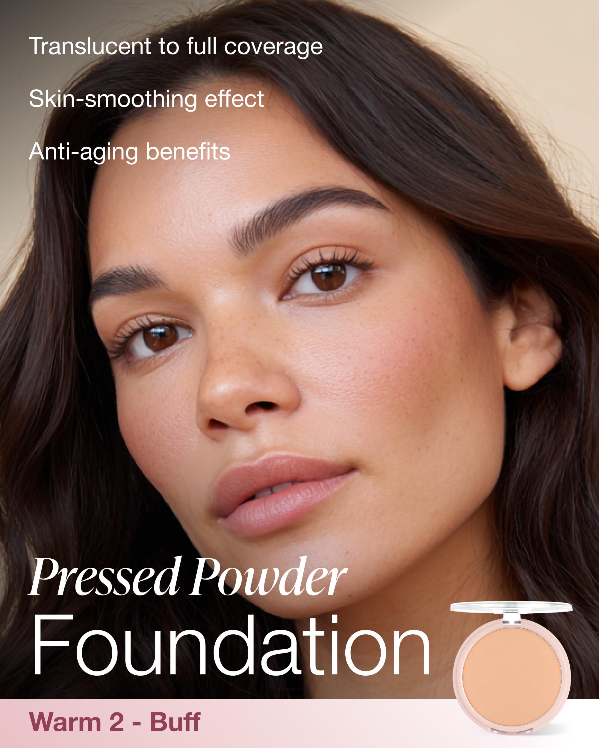 Mineral Fusion warm 2 swatch shows yellow undertones for seamless complexion
