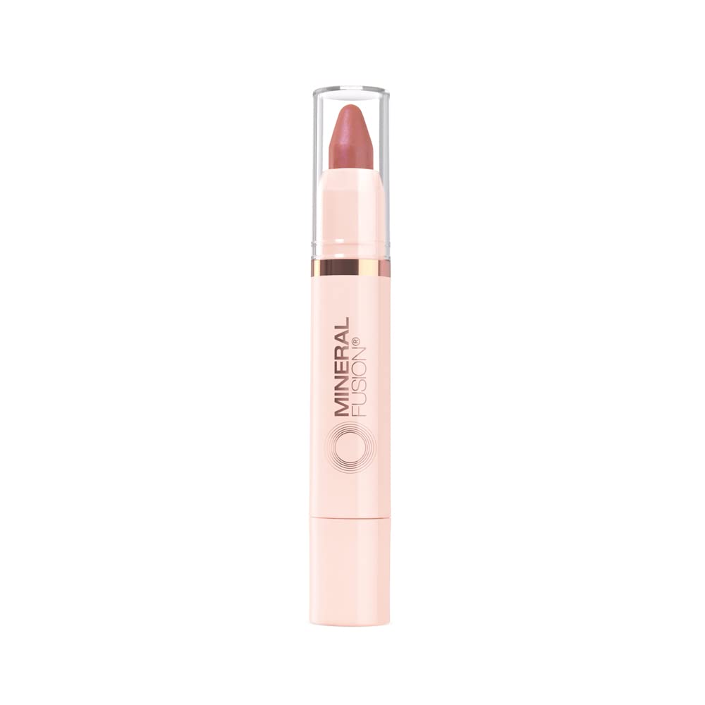 Mineral Fusion lip tint packaging shows compact, travel-friendly hydration.