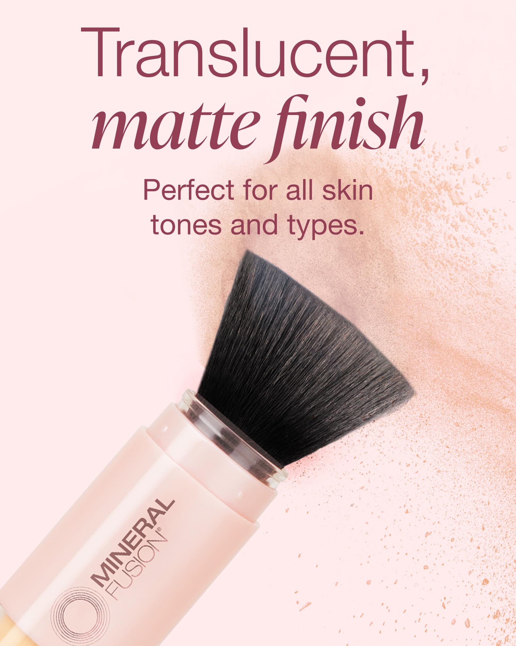 Mineral Fusion SPF 30 invisible mineral sunscreen in action provides UVA/UVB protection.