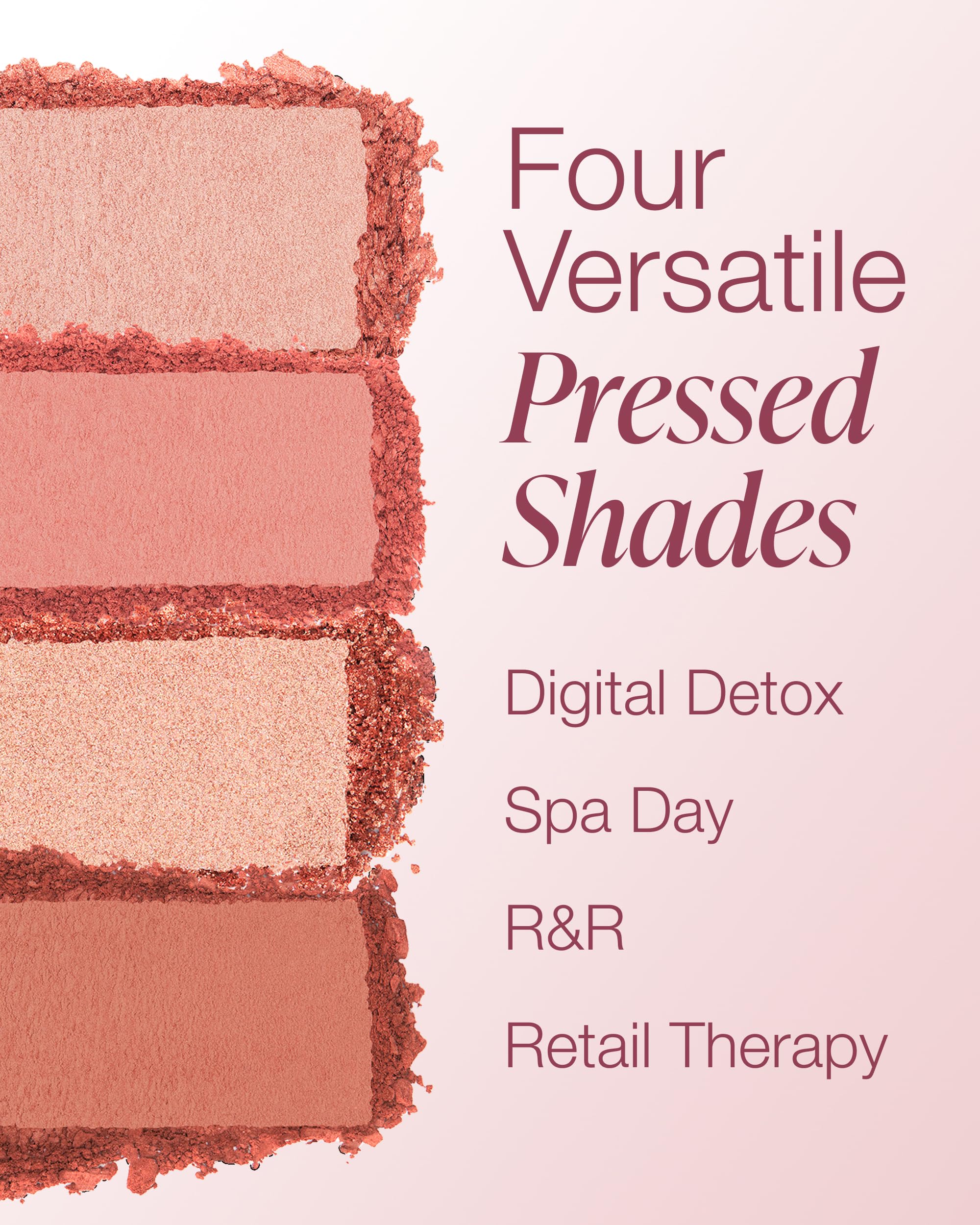 Mineral Fusion Summer Vacation application brush illustrates color layering technique.